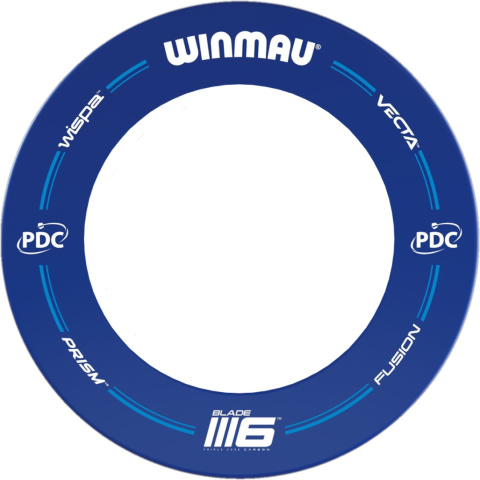 Winmau PDC Blue Dartboard surround opona do tarczy