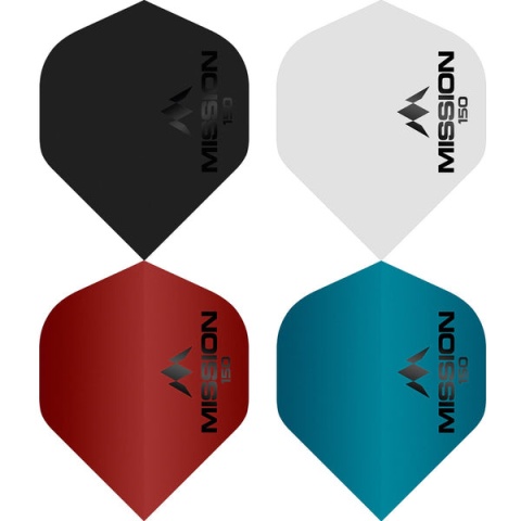 Mission Logo Dart Flights 150 Micron No2 Standard - Matt - Piórka Mission Logo Dart Flights 150 Micron No2 Standard - Matt - Piórka