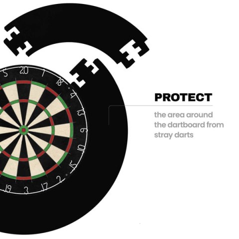Designa Dartboard Surround - Jigsaw - Lightweight - Plain - ring / opona do tarczy Designa Dartboard Surround - Jigsaw - Lightweight - Plain - ring / opona do tarczy