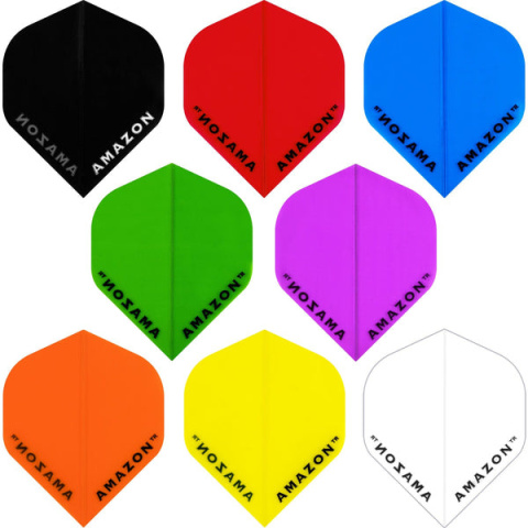 Amazon Dart Flights 100 Micron Transparent Standard Piórka