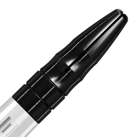 Mission Sabre Shafts - White - Black Top Mission Sabre Shafts - White - Black Top