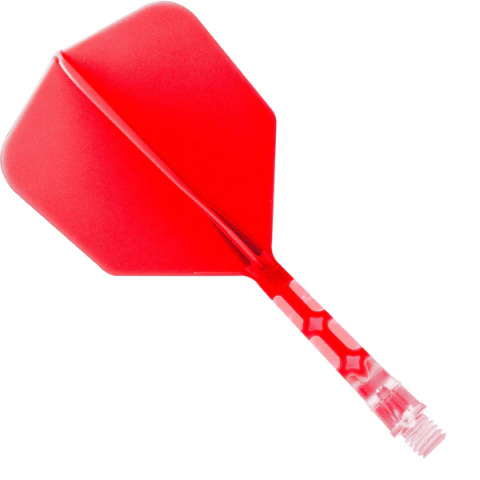 CUESOUL ROST T19 INTEGRATED DART FLIGHTS - Big Wing - Red