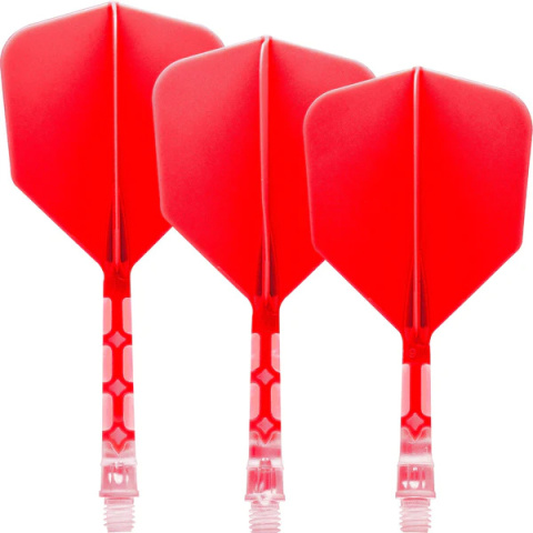 CUESOUL ROST T19 INTEGRATED DART FLIGHTS - Big Wing - Red CUESOUL ROST T19 INTEGRATED DART FLIGHTS - Big Wing - Red