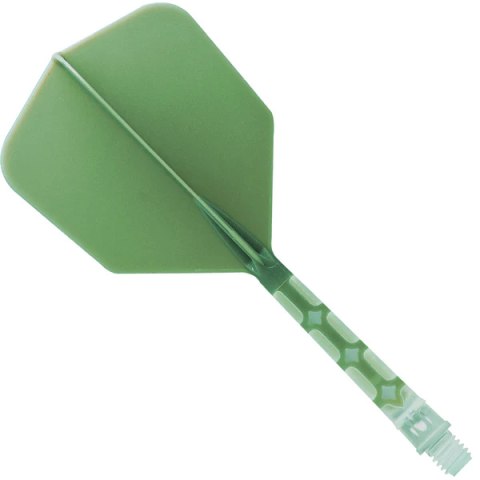 CUESOUL ROST T19 INTEGRATED DART FLIGHTS - Big Wing - Green