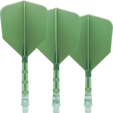 CUESOUL ROST T19 INTEGRATED DART FLIGHTS - Big Wing - Green CUESOUL ROST T19 INTEGRATED DART FLIGHTS - Big Wing - Green