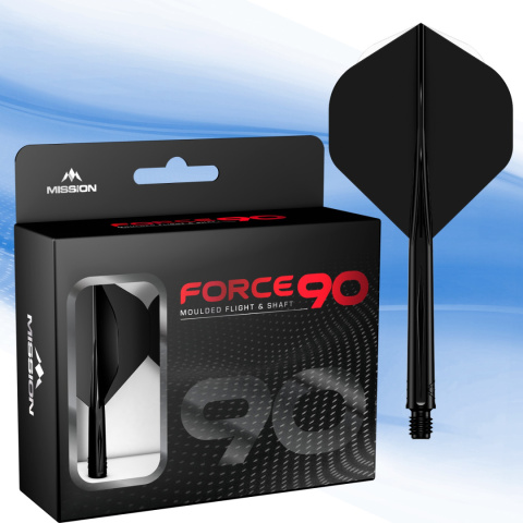 Mission Force 90 Moulded Flight & Shaft No2 Standard Black