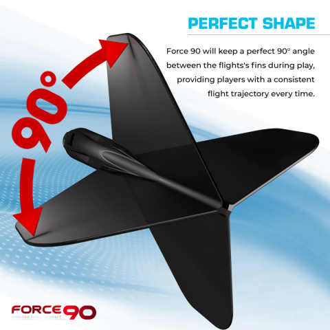 Mission Force 90 Moulded Flight & Shaft No6 Mini Standard Clear Mission Force 90 Moulded Flight & Shaft No6 Mini Standard Clear