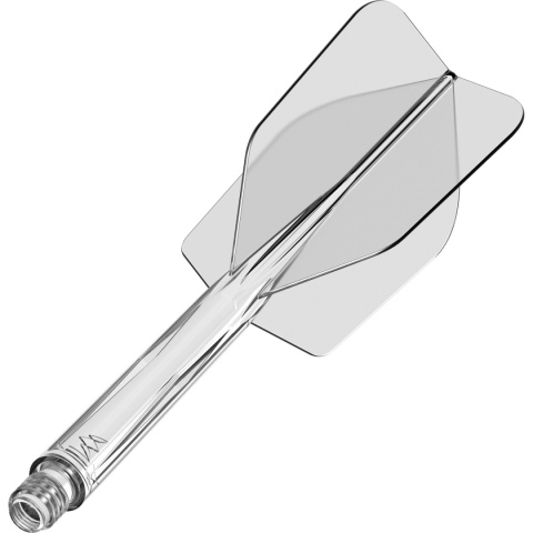 Mission Force 90 Moulded Flight & Shaft Slim Clear Mission Force 90 Moulded Flight & Shaft Slim Clear