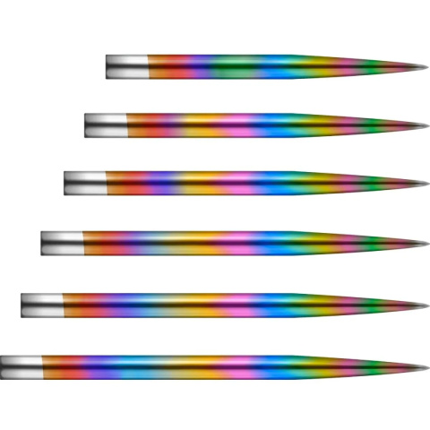 Mission Glide Dartpoints Rainbows - Groty