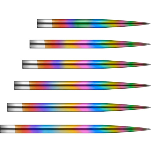 Mission Glide Dartpoints Rainbows - Groty Mission Glide Dartpoints Rainbows - Groty