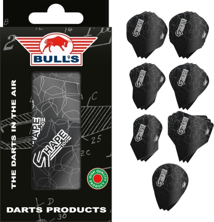 BULL'S NL Dart Flight Shape Testkit - 7 PACK - Piórka