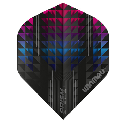 Winmau Prism Alpha Black & Pink